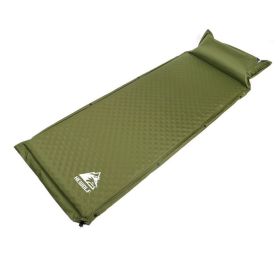 Male Wolf Thickened 5Cm Sponge Single Automatic Inflatable Cushion Outdoor Moisture-Proof Tent Sleeping Pad Lunch Break Inflatable Mattress