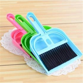 Desktop Mini Computer Keyboard Brush Desktop Cleaning Brush Small Broom And Dustpan Set