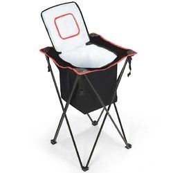 Portable Tub Cooler with Folding Stand and Carry Bag
