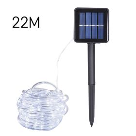 200LEDWaterproof Solar Fairy String Lights Copper Wire Outdoor Garden Xmas Decor-White