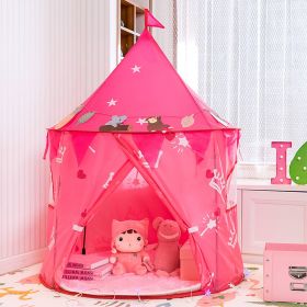 Kids Play Tent Folding Indoor Outdoor Playhouse Yurt Tent